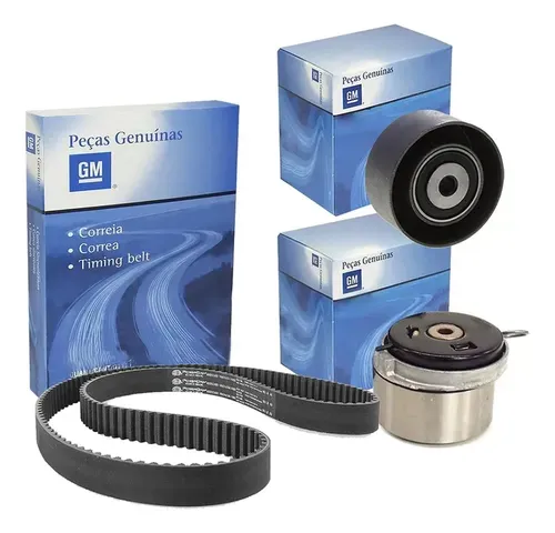 Kit Correia Dentada Tensor E Polia Genuíno Chevrolet