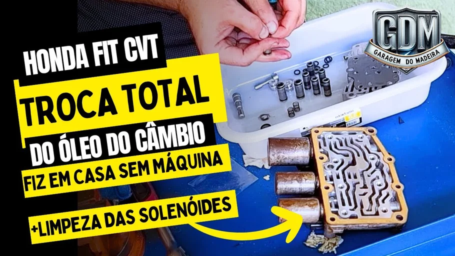 Troca do Fluido CVT do Honda Fit