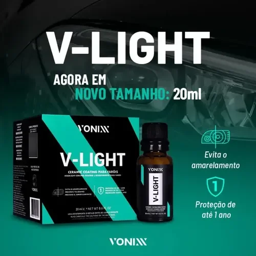 Vitrificador Restaurador Para Faróis 20ml