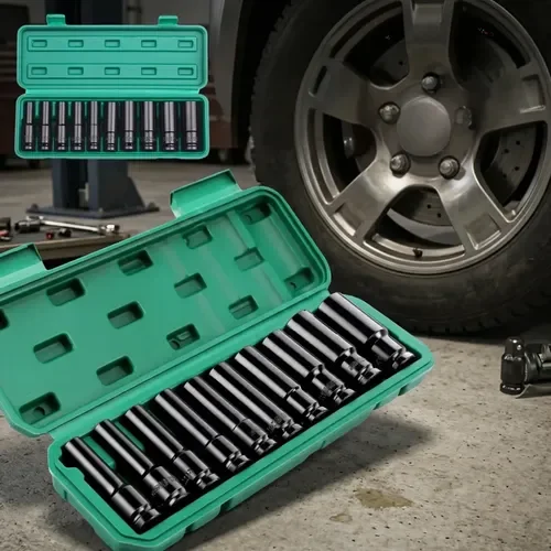 Kit Soquete Longo Sextavado 1/2 Pol