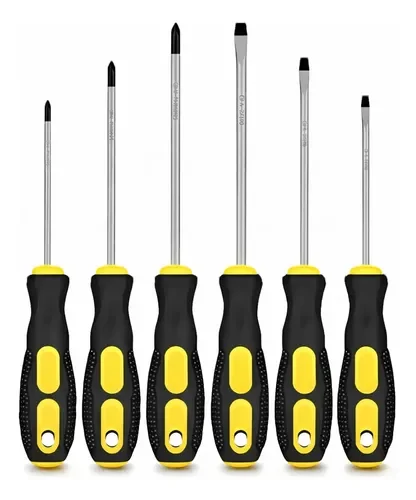 Kit De Chave Fenda Phillips 6 peças