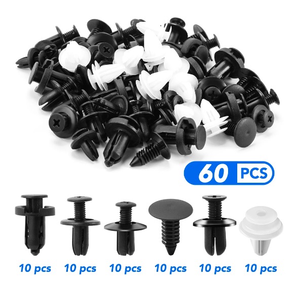 60 grampos diversos para Honda Fit